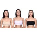 Pack of 3 Tube Non Padded Bra