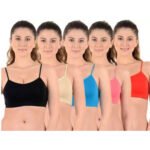 Pack of 5 Women Sports Non Padded Bra